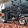 Electric moped scooter 60V 40ah, 2000W 55km/h, 120km range with basket - Image 1