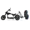 Street Legal Fat Tire Golf Scooter 2000W M1, Single Rider Golf Club Carts - Image 3
