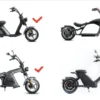Mangosteen Eahora scooter M8 / M2 Front head light - Image 3